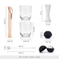 7-Piece Professional Stainless Steel Muddled Barware Set
