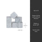 Glacier Rocks Soapstone Cube Set of 6