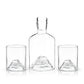 Mountain Crystal Decanter and Tumbler Set