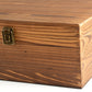Engraved Theta Chi - Personalized Whiskey Decanter Set In Wood Gift Box