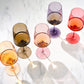 Reserve Nouveau Crystal Wine Glasses in Pomelo, Set of 2
