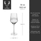 Admiral Crystal Universal Wine Glasses, Set of 2