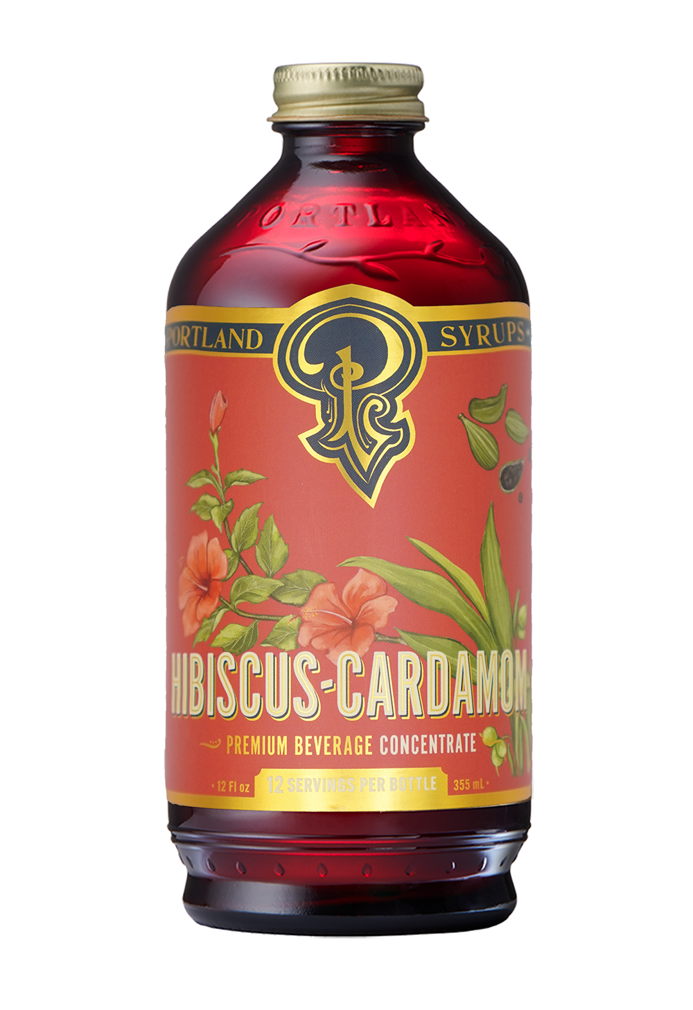 Hibiscus Cardamom Syrup