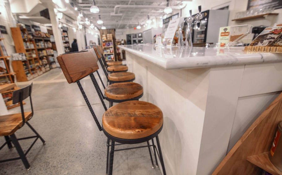 Swiveling Industrial Bar Stools With Backs -THE SULLY- Counter Height Wooden Bar Stools, Vintage Rustic Bar Stools For Island