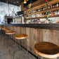 Bar stools counter height - Industrial counter stools with metal legs -Reclaimed wood bar height bar stools for man cave decor