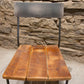 CIDER HOUSE- Reclaimed Wood Bar Stools With Back - Rustic Stools - Counter Stools - Counter Height Chairs With Back