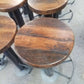 Bolt Down Bar Stools, Counter Stools, Pedestal Bar Stools, Industrial Bar Stools, Solid Wood Bar Stools Bolt Down, Counter Height Stools
