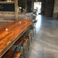 CIDER HOUSE- Reclaimed Wood Bar Stools With Back - Rustic Stools - Counter Stools - Counter Height Chairs With Back