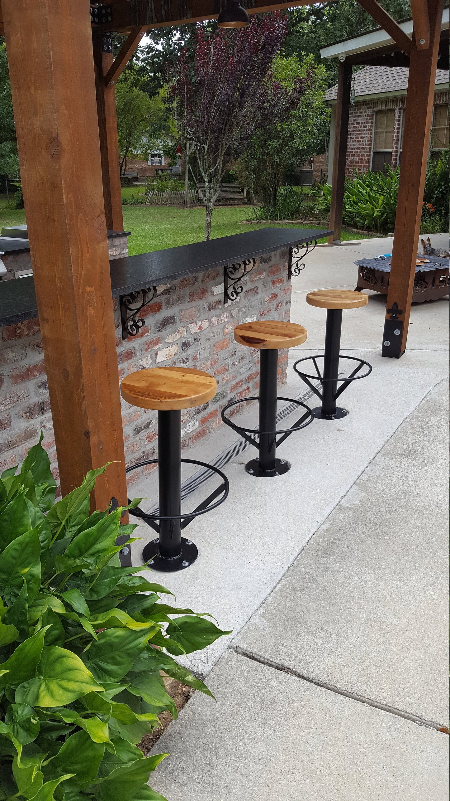 Outdoor Barstool, Bolt Down Bar Stool, Counter Stool, Patio Bar Stools, Outdoor Furniture, Counter Height Stool