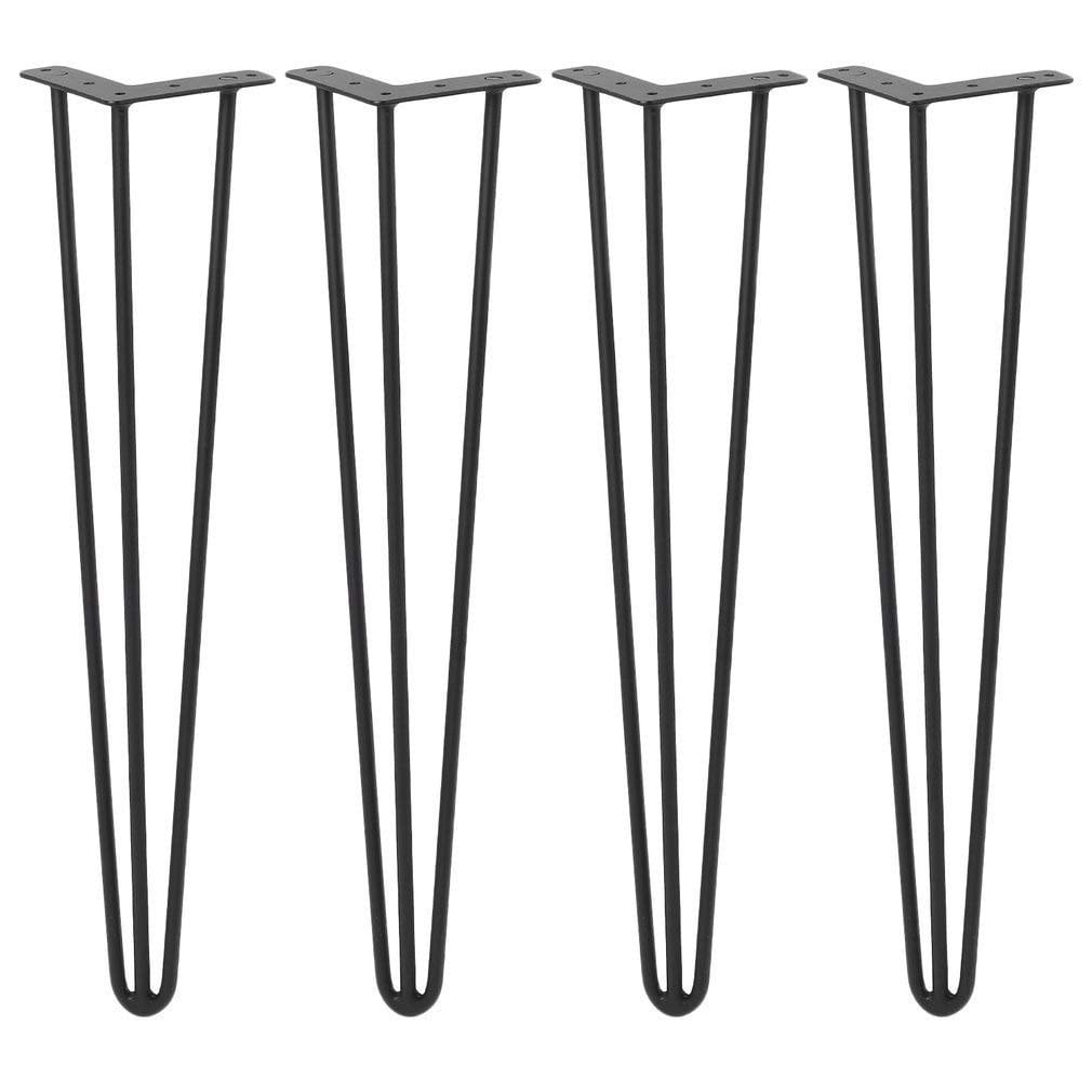 Set of 4 Hairpin Legs, DIY Hairpin Table Legs, Desk Legs, Mid Century Modern Hairpin Legs, Modern Coffee Table, Chair Legs