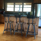 Bar Stools With Backs Swivel, Bar Stools Counter Height, Scooped Seat Brew Haus, Wood Stools, Swivel Bar Stools, Farmhouse Tall Bar Chair