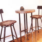Bar Stools With Backs Swivel, Bar Stools Counter Height, Scooped Seat Brew Haus, Wood Stools, Swivel Bar Stools, Farmhouse Tall Bar Chair