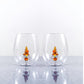 3D Thanksgiving Gnome Stemless Glass