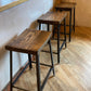 Saddle Seat Bar Stool, Counter Stool, Bar Stool Counter Height, Kitchen Island Stool, Reclaimed Wood Bar Stool, Industrial Metal Stool