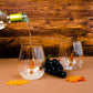 3D Thanksgiving Gnome Stemless Glass