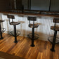 Bar stools with backs swivel - Bolt down bar stool with scooped seats bar height - Kitchen island bar stools counter height