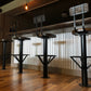 Bar stools with backs swivel - Bolt down bar stool with scooped seats bar height - Kitchen island bar stools counter height