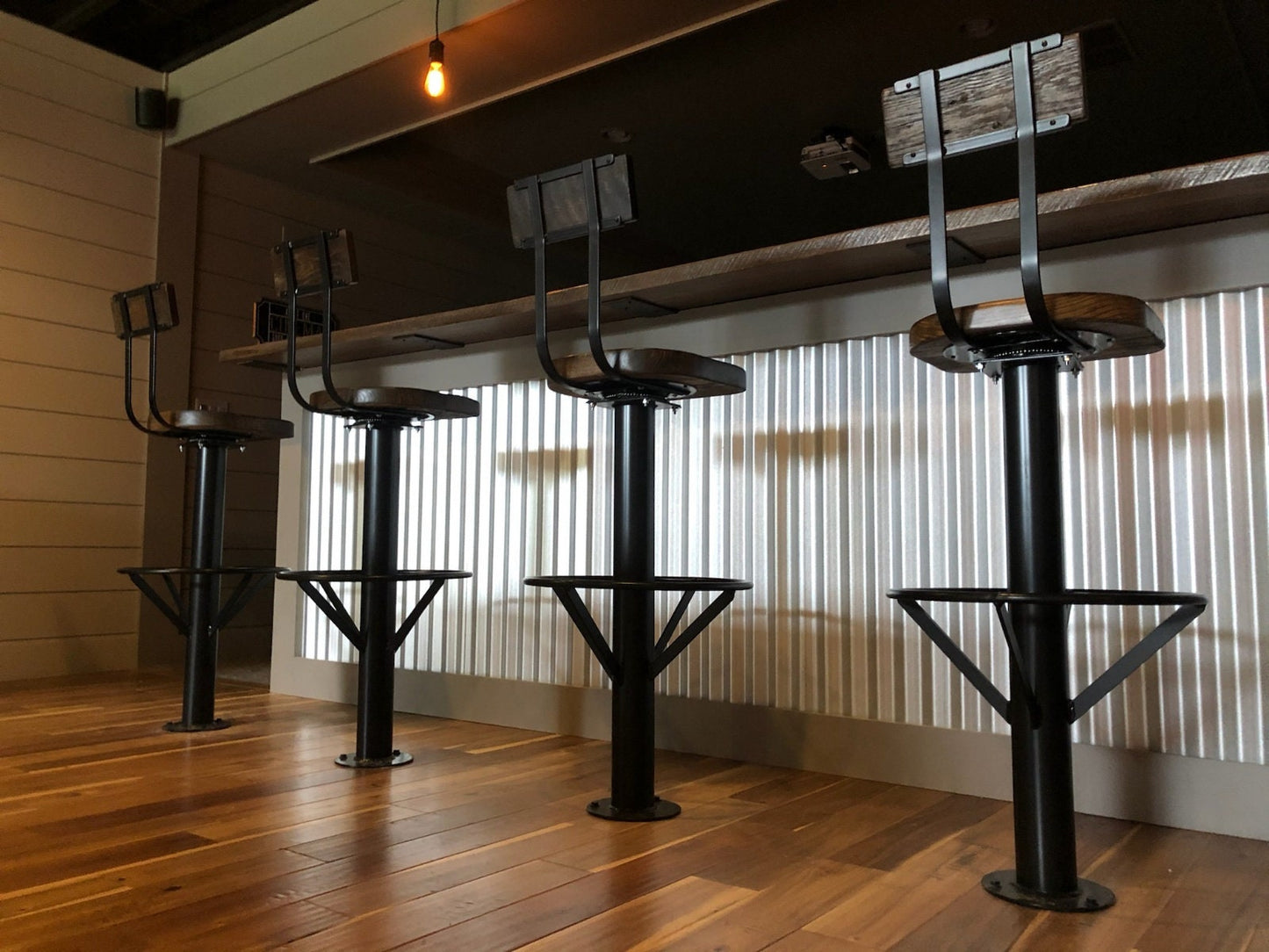 Bar stools with backs swivel - Bolt down bar stool with scooped seats bar height - Kitchen island bar stools counter height