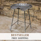 Tractor seat bar stool - Sturdy counter height bar stools - Backless metal bar stools