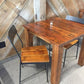 CIDER HOUSE- Reclaimed Wood Bar Stools With Back - Rustic Stools - Counter Stools - Counter Height Chairs With Back