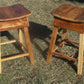 FREE SHIPPING, Counter Height Stool, Wood Saddle Stools, Wood Bar Stools, Pub Stools, Rustic Backless Stools, Eco-Friendly Reclaimed Wood