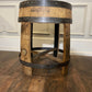 Whiskey Barrel End Table- Custom Engraving Available