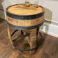 Whiskey Barrel End Table- Custom Engraving Available