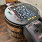 Bourbon Barrel Arcade Table- 60 Old School Games Included