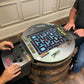 Bourbon Barrel Arcade Table- 60 Old School Games Included