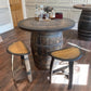 Bourbon Barrel Stool-Custom finishes available.