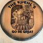 Custom Commemorative Photo Engraved Whiskey Barrel Head