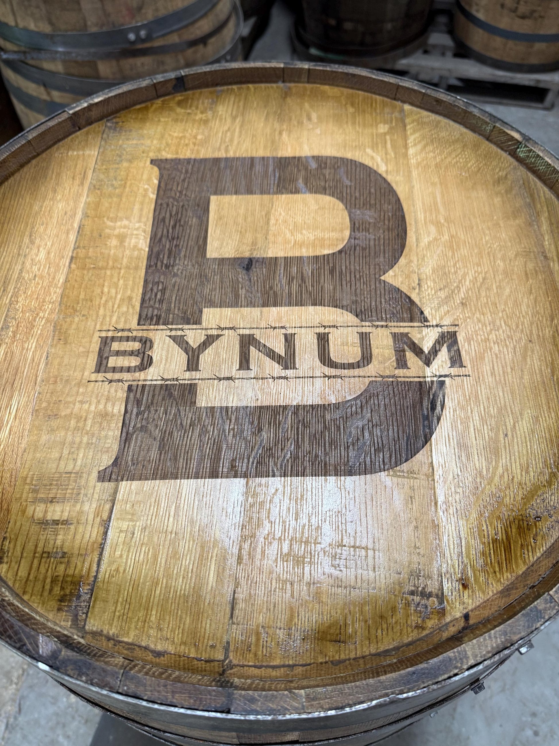 Whiskey Barrel Pool/Billiards Cabinet