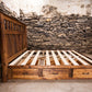 Mission Style Oak Bed With Drawers, King Size Platform Bed, Mission Furniture, Solid Hardwood Bed, Reclaimed Wood Platform Bed, Bed Frame