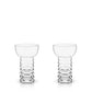 Pacific Crystal Pearl Diver Glasses Set of 2