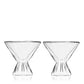 Double Walled Martini Glasses
