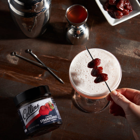 Candied Strawberries in Syrup 10.6 oz , Set of 6