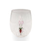 3D Easter Bunny Stemless Glasses