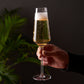 Raye Angled Crystal Champagne Flutes Set of 2