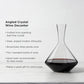 Raye Angled Crystal Wine Decanter