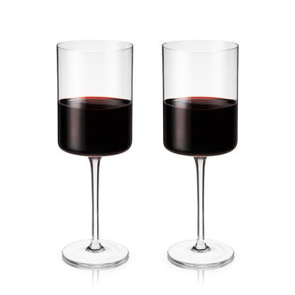 Laurel Crystal Red Wine Glasses Set of 2