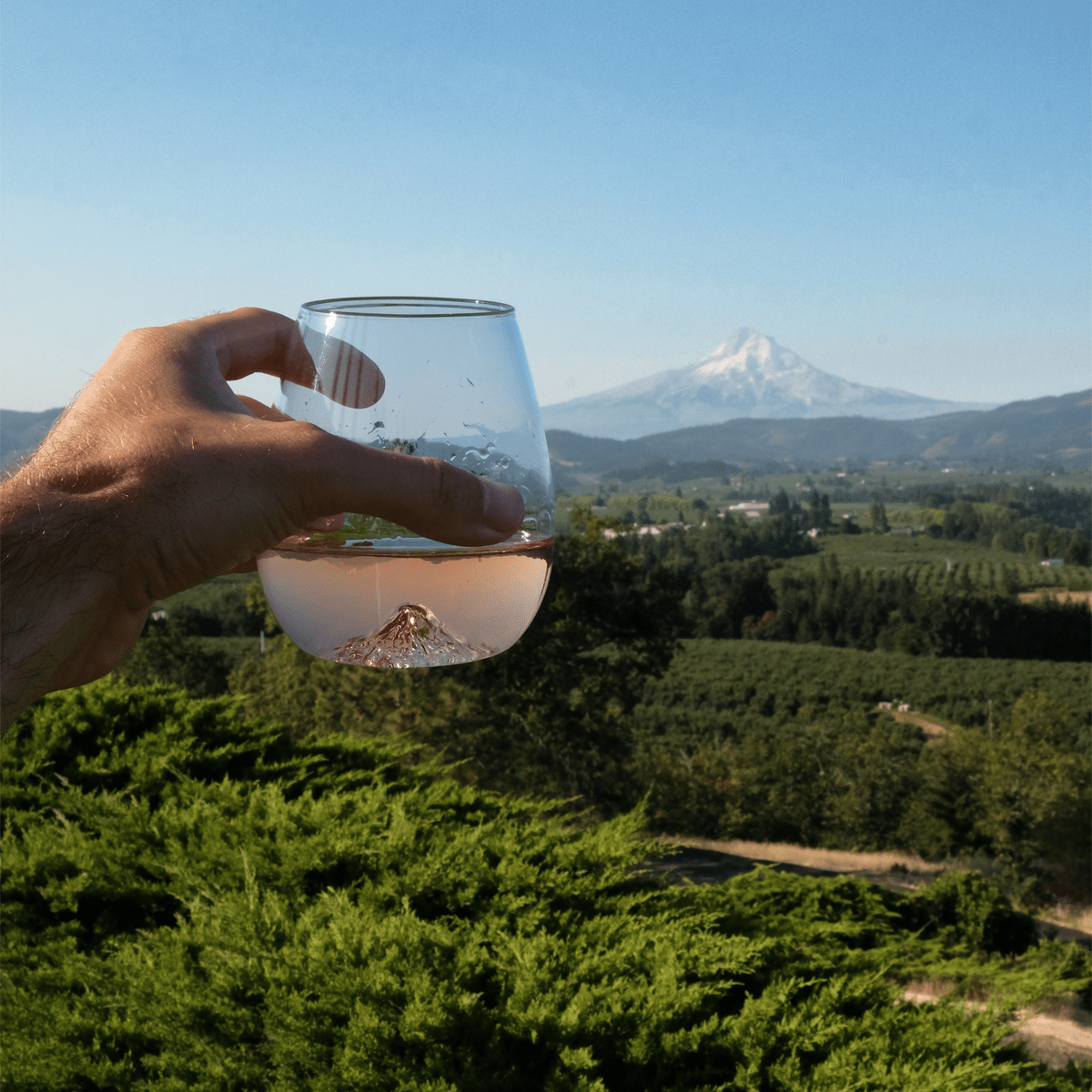 Mt. Hood Wine Glass Set of 2