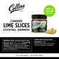Collins Candied Lime Slices in Syrup 10.6 oz , Set of 6