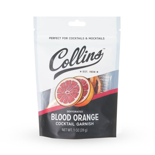 Dehydrated Blood Orange Cocktail Garnish, 1 oz