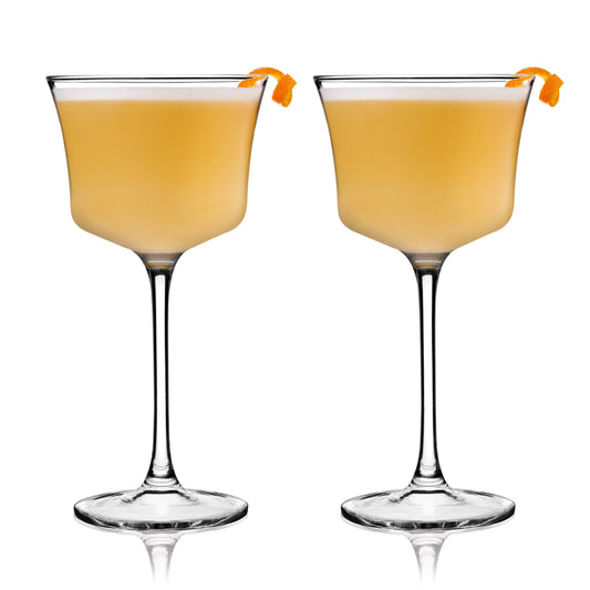 Raye Angled Crystal Sour Glasses Set of 2