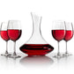 Slanted 64oz Wine Decanter - With Optional Glasses