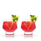 Raye Footed Crystal Punch Glasses Set of 2