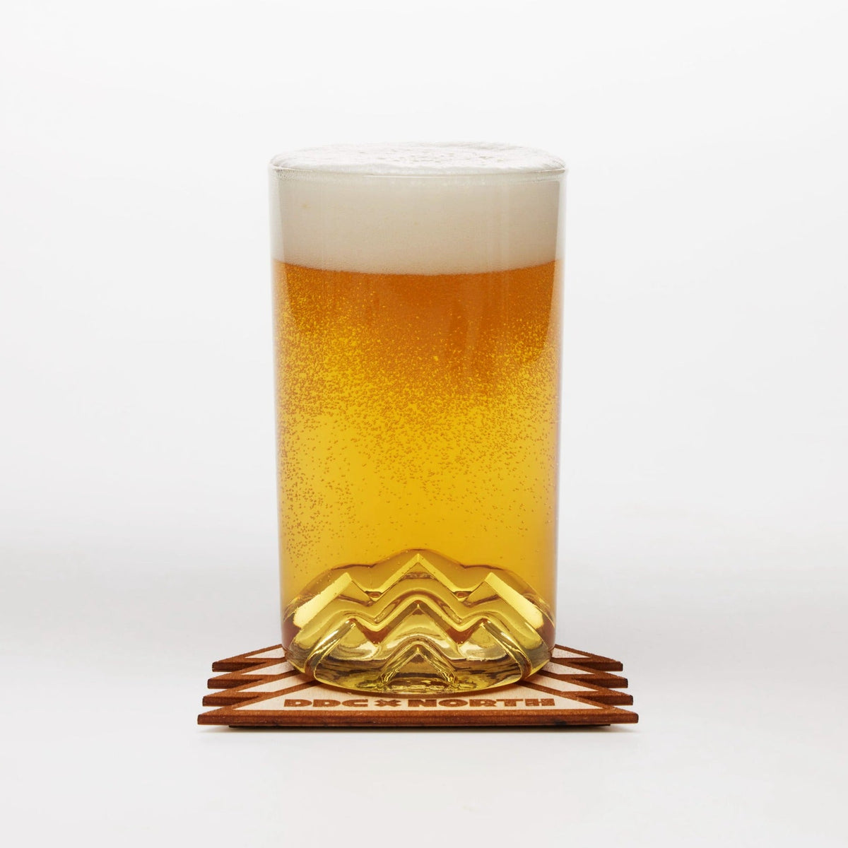 Thick Lines Handblown Pint