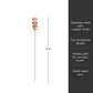 Pacific Tiki Cocktail Picks in Copper Set of 4