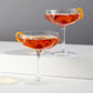 Seneca Faceted Coupe Glasses Set of 2