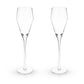 Raye Angled Crystal Prosecco Glasses Set of 2